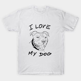 I love my dog T-Shirt